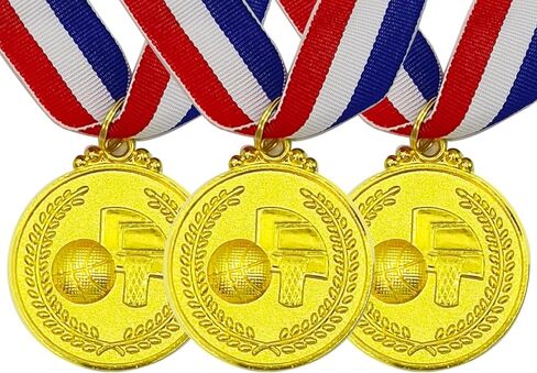 2'' Medals for Awards – 3/6/12/24/36/48 Pcs, Lightweight Zinc Alloy Medals - Gold, Silver, Bronze for 1st, 2nd, 3rd Place, Includes Ribbons in Kuwait