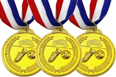 2'' Medals for Awards – 3/6/12/24/36/48 Pcs, Lightweight Zinc Alloy Medals - Gold, Silver, Bronze for 1st, 2nd, 3rd Place, Includes Ribbons in Kuwait