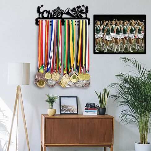 Ph Pandahall Cheer Medal Hanger Display Rack Ceaphal Medal حامل ميدالية 15.7 بوصة جوائز الشريط الشمئ in Saudi Arabia