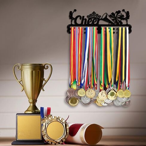 Ph Pandahall Cheer Medal Hanger Display Rack Ceaphal Medal حامل ميدالية 15.7 بوصة جوائز الشريط الشمئ in Saudi Arabia