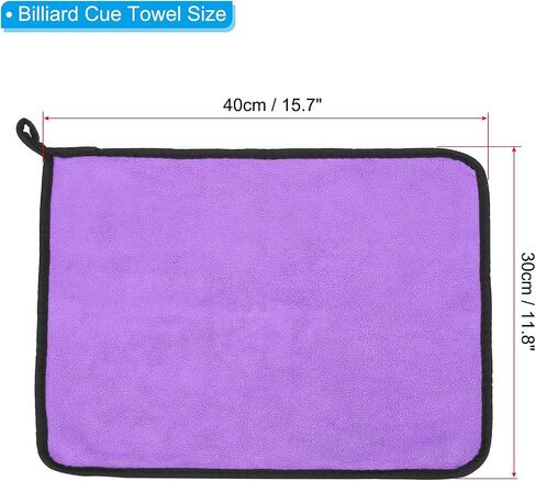 PATIKIL Billiard Cue Towel, Pool Cue Cleaner Shaft Cloth Coral Fleece for Snooker Pole Pool Table Cue in Saudi Arabia