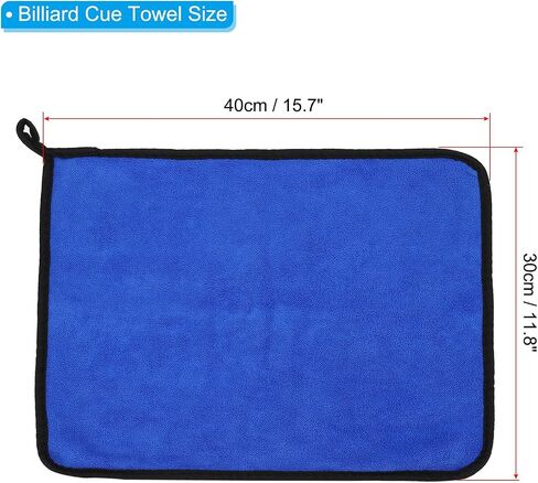 PATIKIL Billiard Cue Towel, Pool Cue Cleaner Shaft Cloth Coral Fleece for Snooker Pole Pool Table Cue in Saudi Arabia