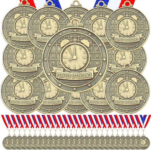 Quelay 60 Pcs Gold Award Medals with Neck Ribbons 2 Inch Winner Medals Awards Bulk Metal Trophy Award Prize Gift for Adult Competitions Education Tournaments Event in Saudi Arabia