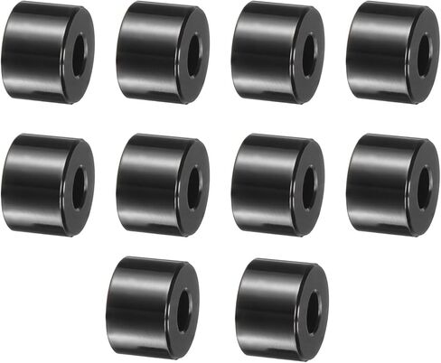 uxcell 10pcs Stainless Steel Spacer 5/16" Bore x 3/4" OD x 1/2" Length Screw Bushing Plain Finish Round Metal Spacers for 5/16" Screws Bolts and Rods in Saudi Arabia
