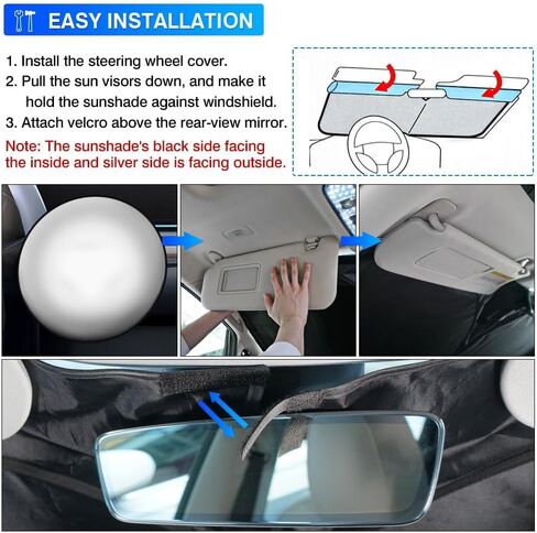 KUST Custom Fit Windshield Sun Shade for 2025 2026 Subaru Forester Sunshade Foldable Sun Visor Protector Blocks UV Rays Keep Car Cooler in Saudi Arabia