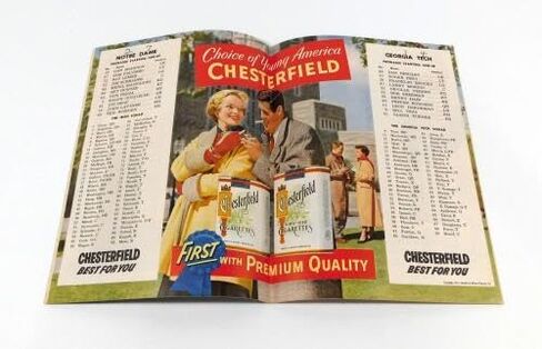 1953 Georgia Tech at Notre Dame College Football Program 10-24-53 - College Programs in Saudi Arabia