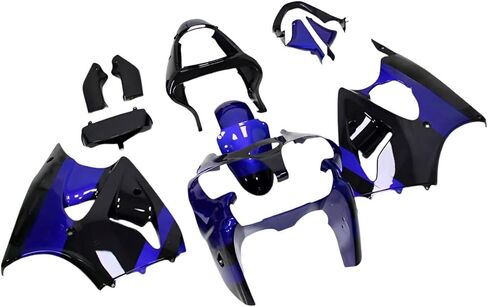 Black Bodywork for Kawasaki 2000 2001 2002 ZX6R Ninja ABS Plastics Fairings in Kuwait