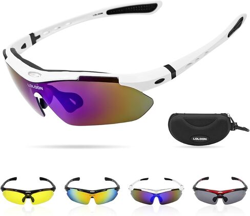 Cycling Glasses for Men Women Youth, UV Protection Sports Sunglasses for Running Climbing Bike Baseball Softball Golf in Saudi Arabia