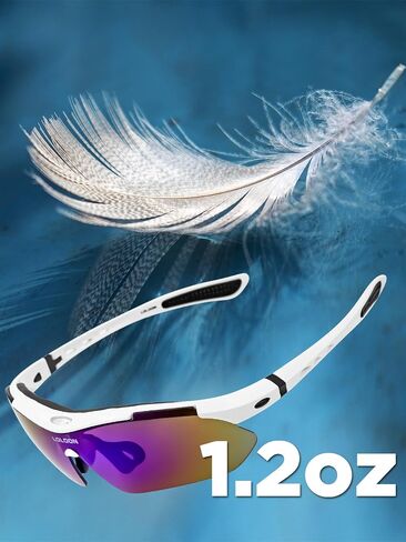Cycling Glasses for Men Women Youth, UV Protection Sports Sunglasses for Running Climbing Bike Baseball Softball Golf in Saudi Arabia