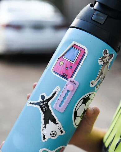 Tally Silicone Hydration Tracker (Adhesive Tracking Accessory adheres to Any Reusable Water Bottle) in Kuwait