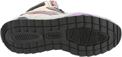 Puma Mens Trinity Mid Hybrid Lace Up Sneakers Shoes Nature - Beige ، Gray in Saudi Arabia