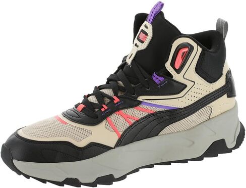 Puma Mens Trinity Mid Hybrid Lace Up Sneakers Shoes Nature - Beige ، Gray in Saudi Arabia