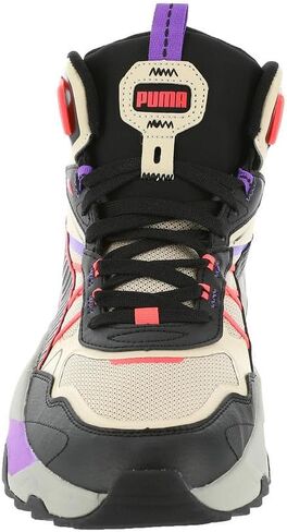 Puma Mens Trinity Mid Hybrid Lace Up Sneakers Shoes Nature - Beige ، Gray in Saudi Arabia