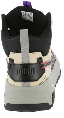 Puma Mens Trinity Mid Hybrid Lace Up Sneakers Shoes Nature - Beige ، Gray in Saudi Arabia