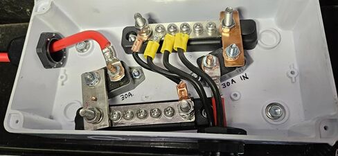 20 Power/Ground Distribution Block Automotive Bus Bar 12V Marine 2PK in Kuwait