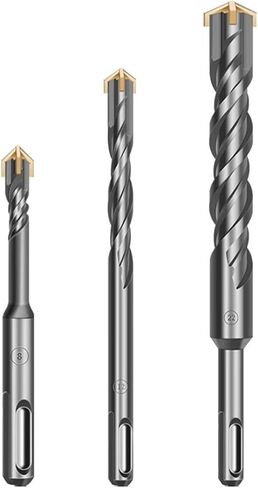 Cross Impact Hammer Drill 450mm SDS بالإضافة إلى خرسانة الحائط الجرانيت الرخاني الرخامي أربع حافة الحافة 1pcs (30 مم) in Saudi Arabia