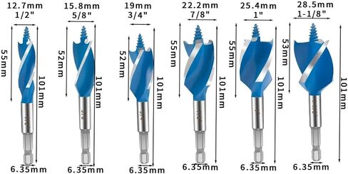 Three Slot British Style Support Roller Drill 6.35mm Hex Handle High Carbon 1Pcs(1pc 22.2mm) in Saudi Arabia