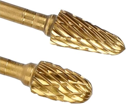 Rotary File Hexagonal Handle Double Groove Grinding Head Polishing 1Pcs(3-L6) in Saudi Arabia