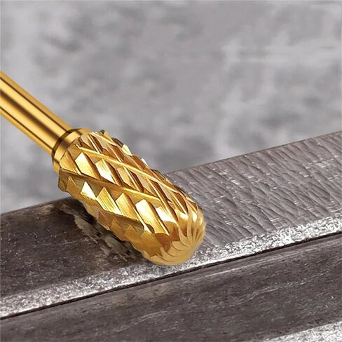 Rotary File Hexagonal Handle Double Groove Grinding Head Polishing 1Pcs(3-L6) in Saudi Arabia