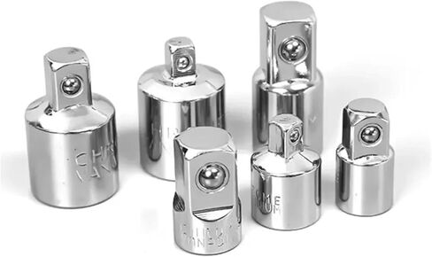 1/4 3/8 1/2 Ratchet Wrench Socket Adapter Adapter محول محرك المخفض أدوات يدوية إصلاح الهواء 1pcs (1-2 إلى 1-4) in Saudi Arabia