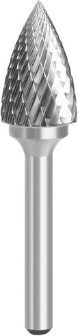 GX-Type Alloy Rotary File Arc Pointed Double Threaded Tungsten Steel Grinding Head 1Pcs(GX0618M06) in Saudi Arabia