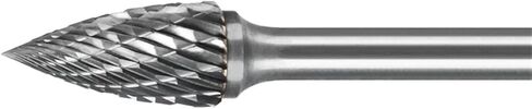 GX-Type Alloy Rotary File Arc Pointed Double Threaded Tungsten Steel Grinding Head 1Pcs(GX0618M06) in Saudi Arabia