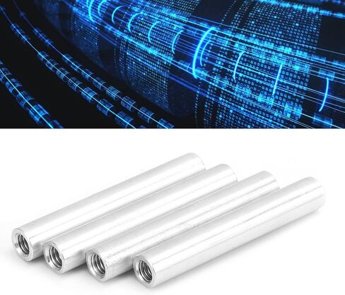 Standoff Female Screw Aluminum Support Pillar Robot Shaft Accessories 4Pcs M4x0.7mm Threaded Tube for Robotics and DIY Projects Durable Lightweight 38mm Length in Saudi Arabia