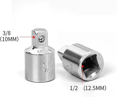 1/4 3/8 1/2 Ratchet Wrench Socket Adapter Converter Drive Reducer Air Repair Hand Tools 1Pcs(1-2 to 1-4) in Saudi Arabia
