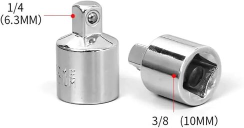 1/4 3/8 1/2 Ratchet Wrench Socket Adapter Converter Drive Reducer Air Repair Hand Tools 1Pcs(1-2 to 1-4) in Saudi Arabia