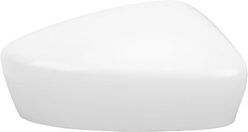 Side Mirror Cap Unpainted White ABS High Strength Door Rearview Mirror Cover Cap for 3 Axela M3 2014 to 2016 (Left in Saudi Arabia