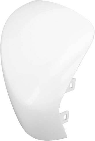 Side Mirror Cap Unpainted White ABS High Strength Door Rearview Mirror Cover Cap for 3 Axela M3 2014 to 2016 (Left in Saudi Arabia