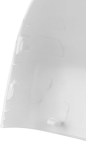 Side Mirror Cap Unpainted White ABS High Strength Door Rearview Mirror Cover Cap for 3 Axela M3 2014 to 2016 (Left in Saudi Arabia