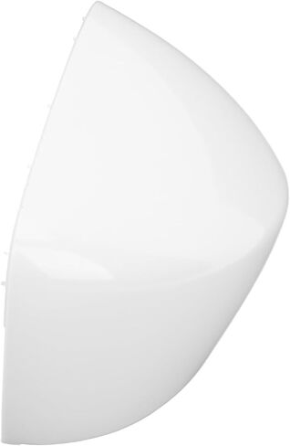 Side Mirror Cap Unpainted White ABS High Strength Door Rearview Mirror Cover Cap for 3 Axela M3 2014 to 2016 (Left in Saudi Arabia