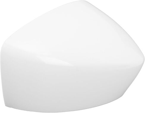 Side Mirror Cap Unpainted White ABS High Strength Door Rearview Mirror Cover Cap for 3 Axela M3 2014 to 2016 (Left in Saudi Arabia