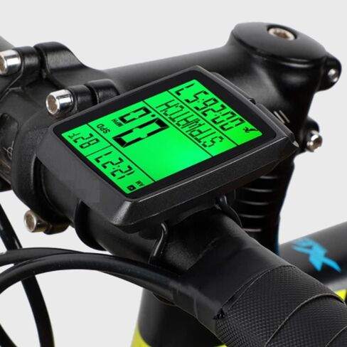 Bike Bicycle Odometer Speedometer, Waterproof Auto Wake and Sleep Multifunction, Wireless in Saudi Arabia
