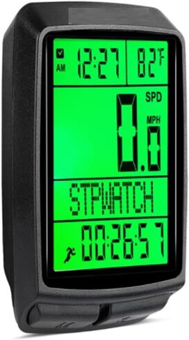 Bike Bicycle Odometer Speedometer, Waterproof Auto Wake and Sleep Multifunction, Wireless in Saudi Arabia