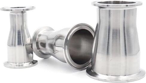 1.5"2"2.5" Tri Clamp Concentri Reducer SS304 Stainless Steel Pipe Fittings 19 25 32 38 45 51 63mm Homebrew Clean Polish(38x32 to 50.5x50.5) in Saudi Arabia
