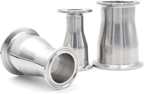 1.5"2"2.5" Tri Clamp Concentri Reducer SS304 Stainless Steel Pipe Fittings 19 25 32 38 45 51 63mm Homebrew Clean Polish(38x32 to 50.5x50.5) in Saudi Arabia