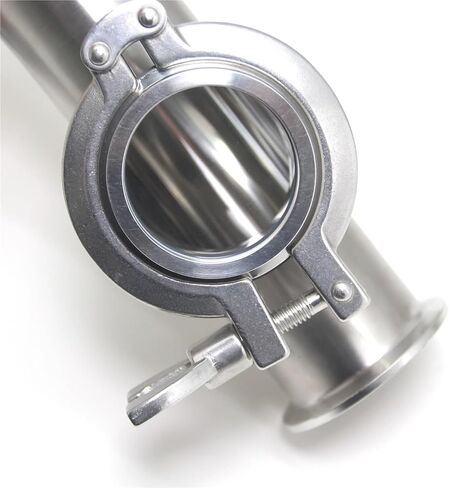 1pc 1.5 بوصة 2 بوصة Tri Clamp أداة Tee مع Glass Glass SS304/316L Homebrew Beer Craft Parts Clamp Clamp Glass (Tee Sight Glass OD51 ، SS316L) in Saudi Arabia
