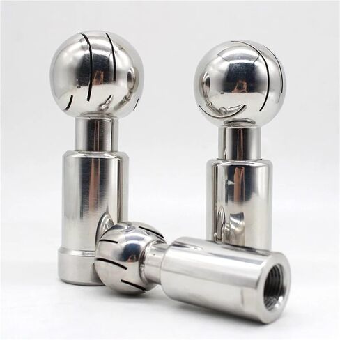 1pc BSP1/2 "-2" بوصة SS304 كرة قدم مقاوم للصدأ كرة قدم أنثى CIP Cip Cleaning Tank 360 درجة التغطية تركيب (1-1/2 ") in Saudi Arabia