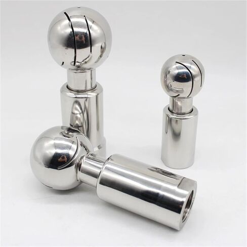 1pc BSP1/2 "-2" بوصة SS304 كرة قدم مقاوم للصدأ كرة قدم أنثى CIP Cip Cleaning Tank 360 درجة التغطية تركيب (1-1/2 ") in Saudi Arabia