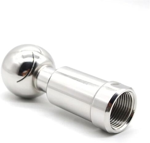 1pc BSP1/2 "-2" بوصة SS304 كرة قدم مقاوم للصدأ كرة قدم أنثى CIP Cip Cleaning Tank 360 درجة التغطية تركيب (1-1/2 ") in Saudi Arabia