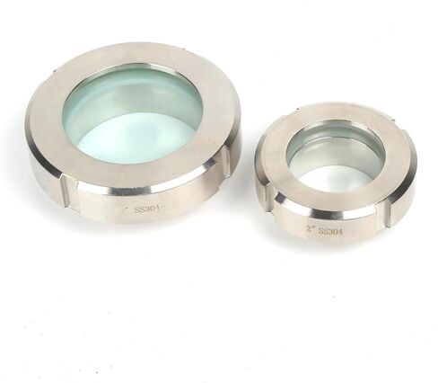 1pc Union Type Sight Glass SS304 Tank View Glass 25MM-108MM stainless steel SS304 sight glass Weld end sight glass(OD57mm 546g) in Saudi Arabia