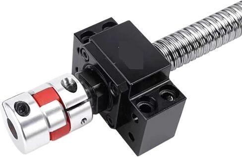 Linear Motion Ball Screw Precision Part 25mm Ball Screw SFU2505 End Machined + RM2505 Ball Nut + BK20 BF20 End Support+ Coupler 17x14mm(1850mm) in Saudi Arabia