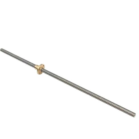 Double nut Ball Screw Control Machine 1pcs T8 Lead Screw Lead 2mm 304 Stainless Steel T8 Trapezoidal Screw and Nut(100mm) in Kuwait