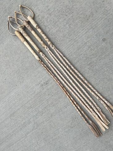 quirt الحصان Rawhide. Cuarta Charra Cuero Crudo. تشارريا. معدات الحصان. صيد in Kuwait