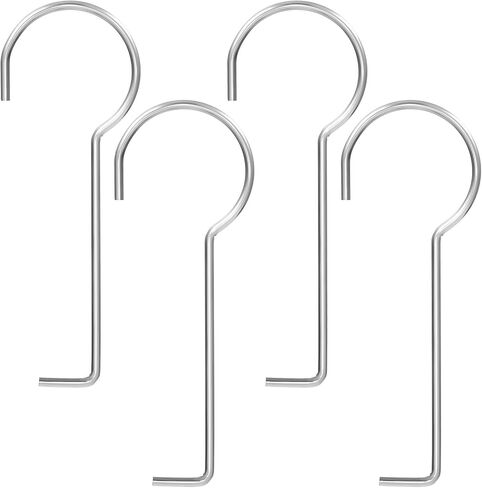 4PCS Drain Lifing Hooks for Shower,Drain Key Steel Grille Puller Lift Out Key 9.9 * 3.1 * 0.24cm for Shower Drain Cleaning Shower Removal Tool Not Easy to Bend in Saudi Arabia