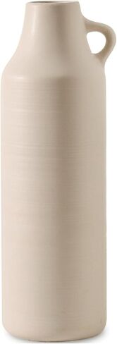 Mitt&Ditt Tall Floor Vase with Handles, 22.8 inch Large Flower Vase, Boho Decorative Pampas Grass Vases, Modern Ceramic Vase for Home Decor, Living Room, Table (White) in Saudi Arabia