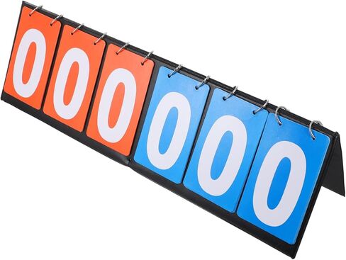 Basketball Score Desk Tabletop Scoreboards Competition Score Board Flipper Easy to Use in Saudi Arabia
