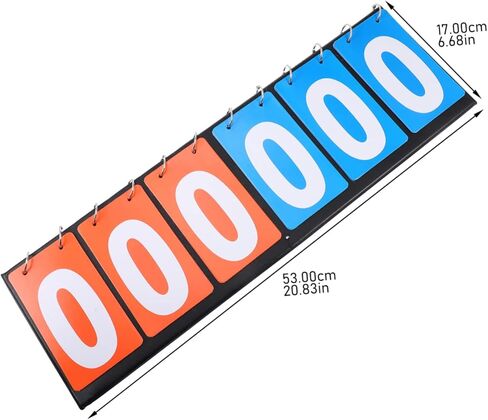 Basketball Score Desk Tabletop Scoreboards Competition Score Board Flipper Easy to Use in Saudi Arabia